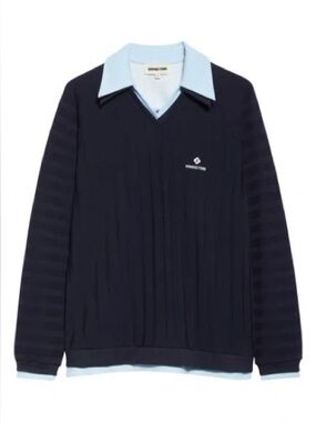 Shushu/Tong Layered Logo Stitched Knitted Sweatshirt